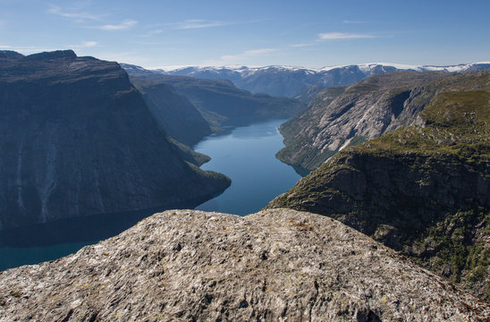 deep fjord in norway