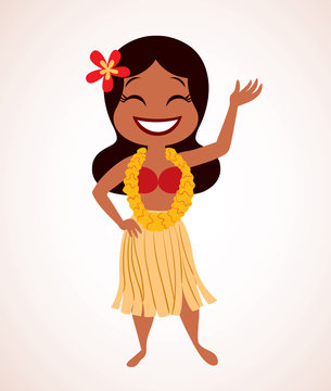 Hawaii hula girl