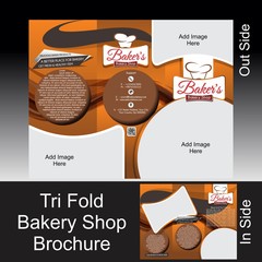 Tri Fold Bakery Shop Brochure