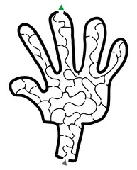 Hand maze
