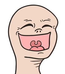 Crazy laugh