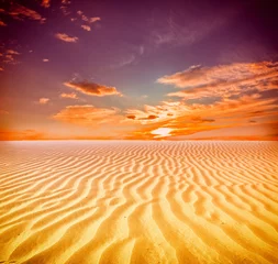  Sand dunes at sunset in the Sahara Desert © Željko Radojko