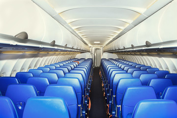 Fototapeta premium modern interior of the airliner