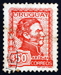 Postage stamp Uruguay 1973 Artigas, General and Patriot
