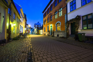 Fototapeta na wymiar street in Malmo, Sweden