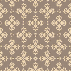 Seamless vintage wallpaper background for design.