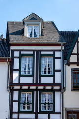 Fototapeta na wymiar Hostorical half-timbered house in Bad Muenstereifel, Germany