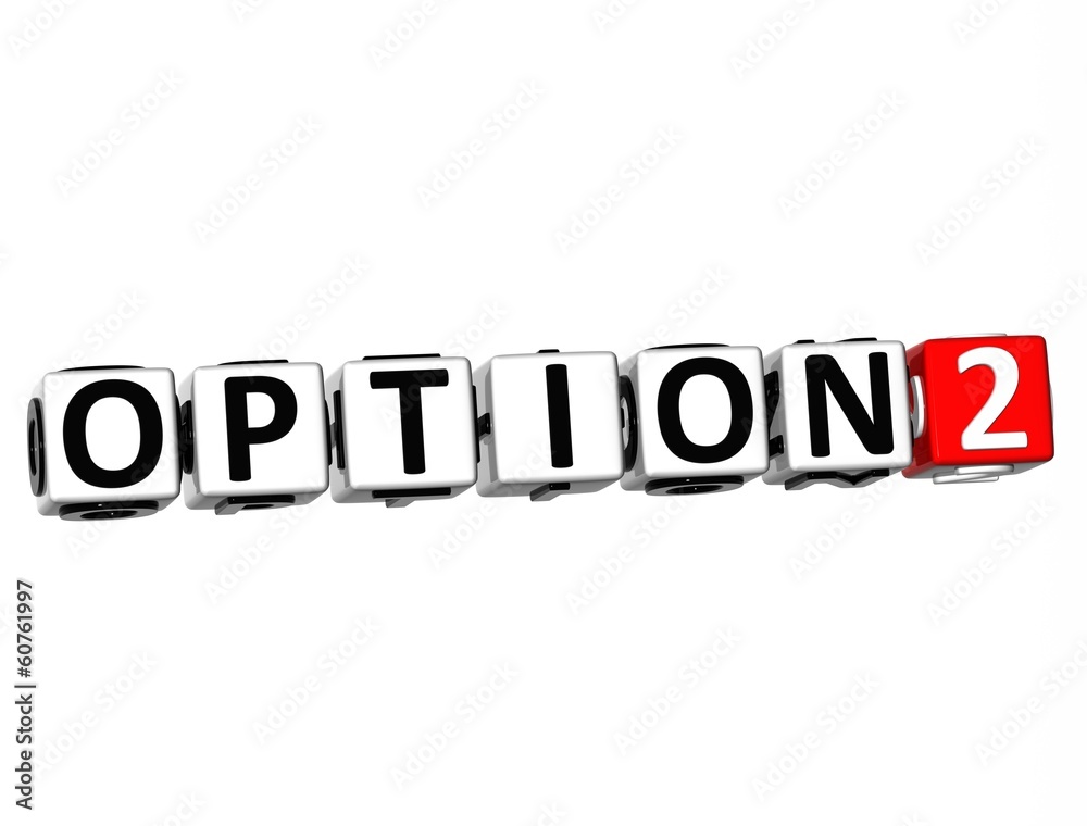 Fototapete 3d option 2 button click here block text
