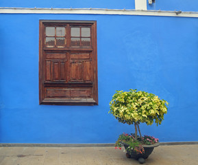 Fenster in Garachico, Teneriffa