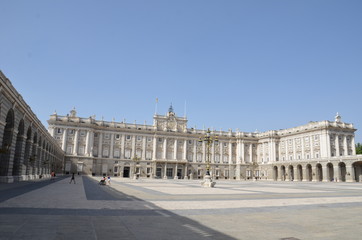 Fototapeta na wymiar Palais Royal de Madrid, Espagne