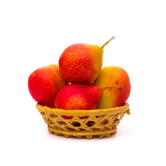 Fresh grapes on white background