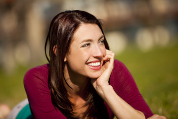 Obraz premium Young woman