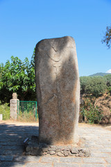 Menhirs with human faces at Filitosa archeological site