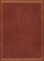 Brown leather cover - 60766104