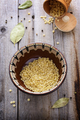 Ingredients for noodle soup
