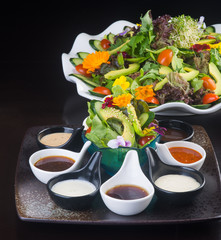 salad. salad on the background