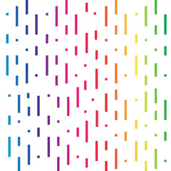 Abstract rainbow lines. Vector illustration