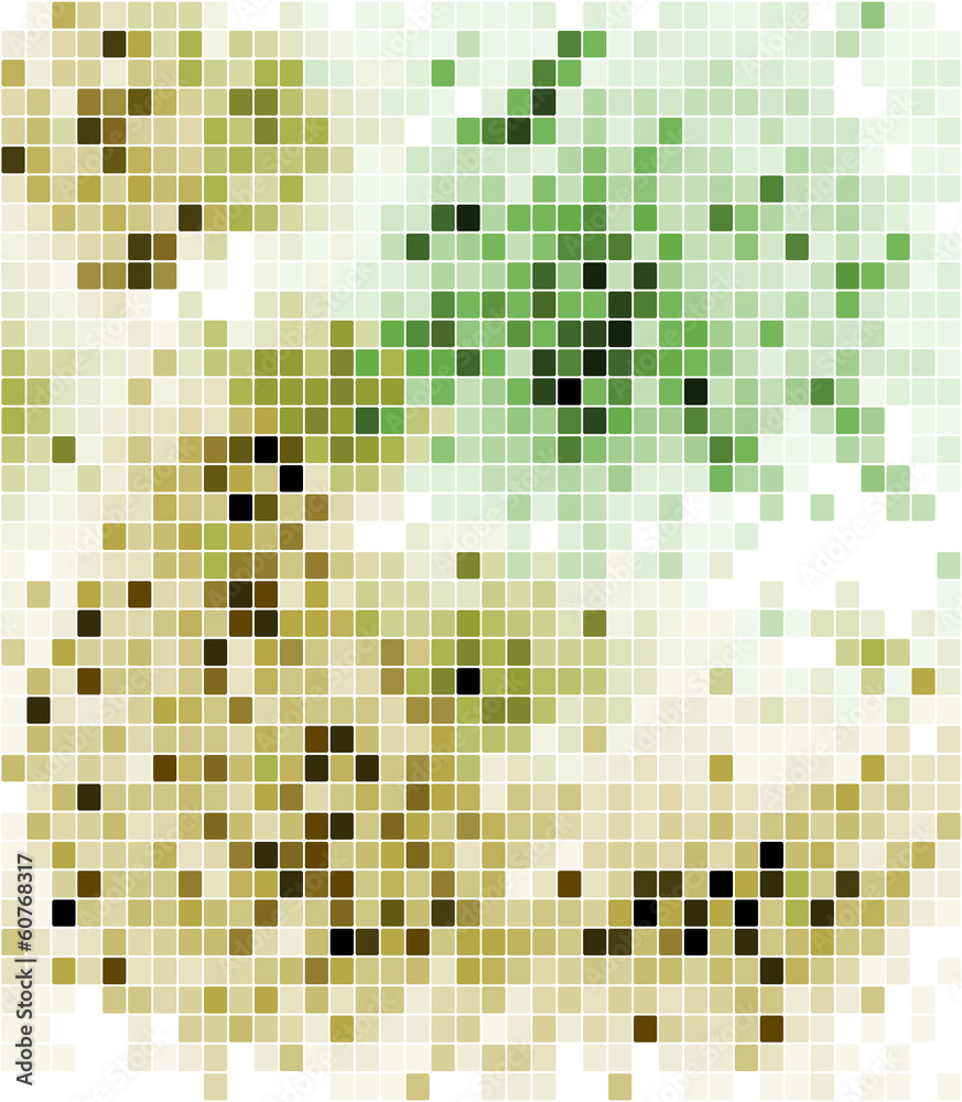 Poster abstract mosaic background design