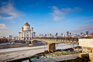 Naklejka premium Christ the Savior Cathedra in Moscow