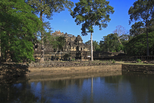 Ancient Ruins In The Jungle, Angkor Wat Cambodia