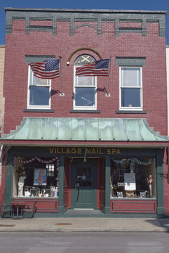 Main Street Business Building. Chagrin Falls, Ohio