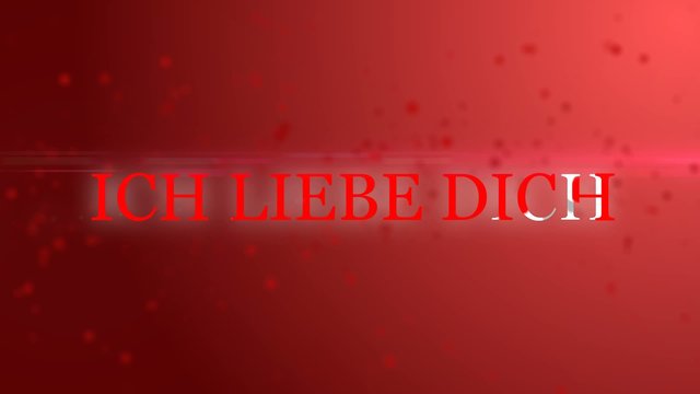 ich liebe dich
