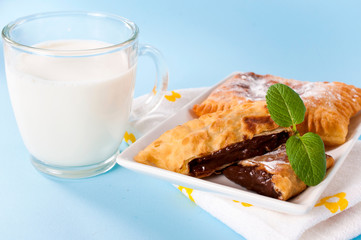 Milk and pastry