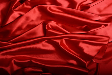 Red silk background