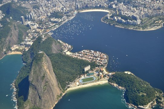 Rio visto do alto