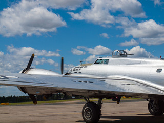 A World War II B17 Bomber's Propellers