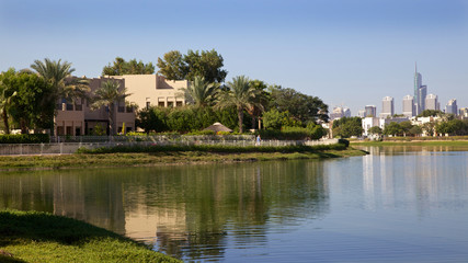 Fototapeta na wymiar Residential Dubai