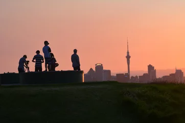 Selbstklebende Fototapete Neuseeland Stadtbild von Auckland