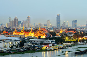Fototapeta na wymiar Grand Palace in Bangkok
