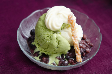 抹茶アイスクリーム