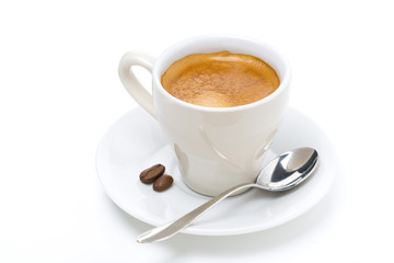 cup of espresso, isolated