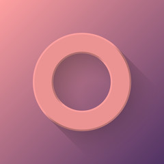 Pink Abstract Technology Volume Button Template