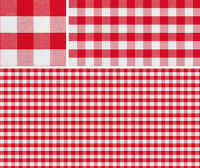 Seamless picnic pattern 1500x1500 with samples. Good for red che