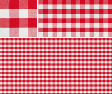 Seamless picnic pattern 1500x1500 with samples. Good for red che