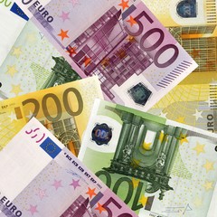 Tapis de billets euros