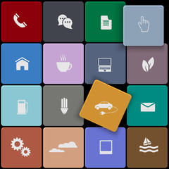 Vector background for minimal web template