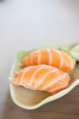 Naklejka na ściany i meble Salmon Sushi
