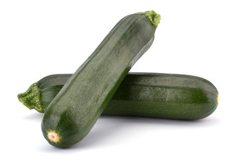 Fresh vegetable zucchini isolated on white background 