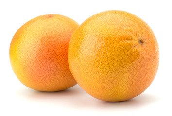 Ripe grapefruit isolated on white background