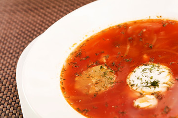 Beetroot and Cabbage Soup