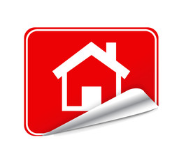 Red sticker home