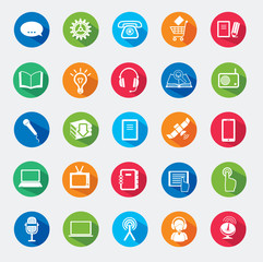 Set of web icons.