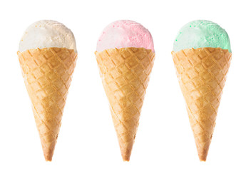 ice cream isolated