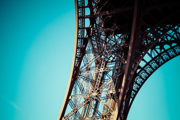 The Eiffel tower,the most popular landmarks in the world