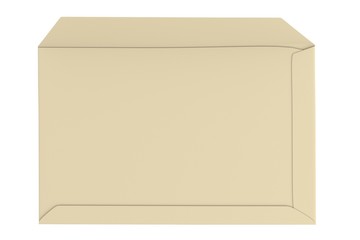 realistic 3d render of envelope