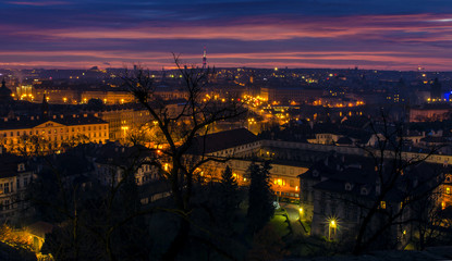 Fototapeta na wymiar view of the Prague